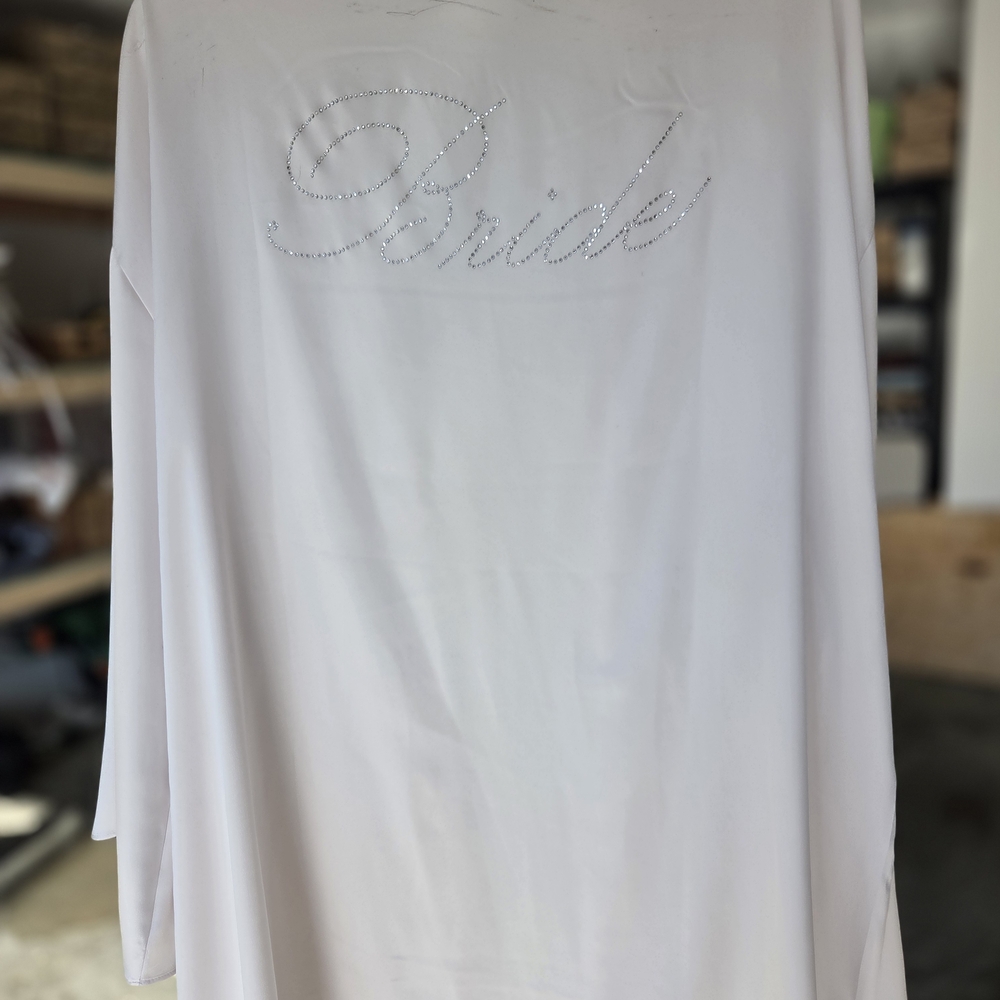Bride Rhinestone Robe And Bride To Be Sash